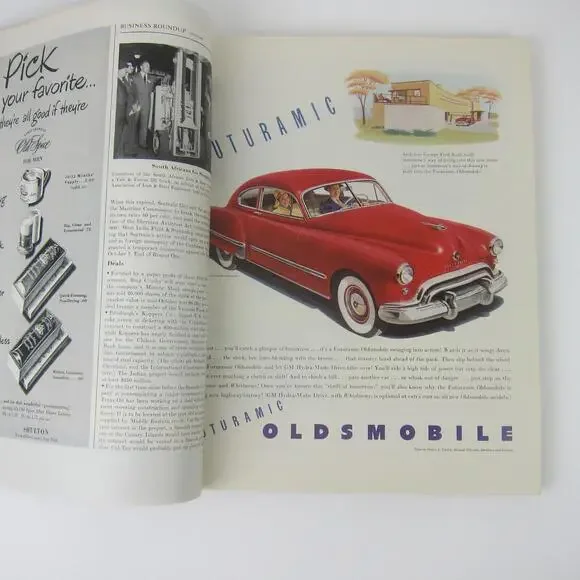 Vintage FORTUNE Magazine November 1948 Oldsmobile, Packard, Lincoln, Zippo Ads - Picture 6 of 16